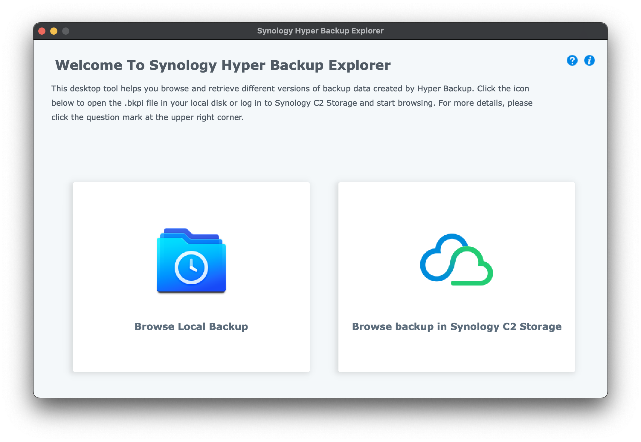 Synology Hyper Backup Explorer
