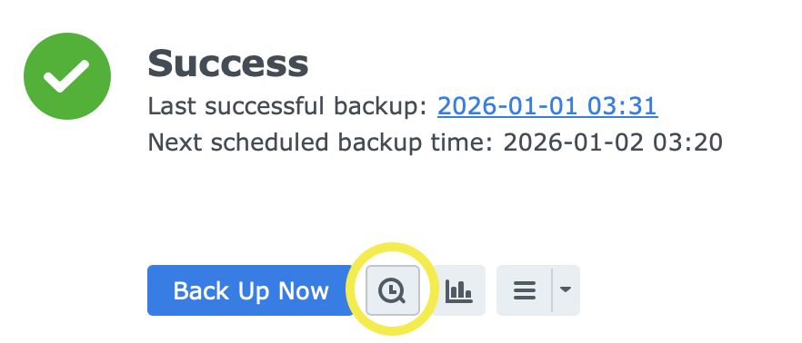Hyper Backup UI